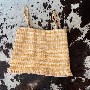 Yellow Crop Top